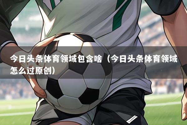 今日头条体育领域包含啥（今日头条体育领域怎么过原创）